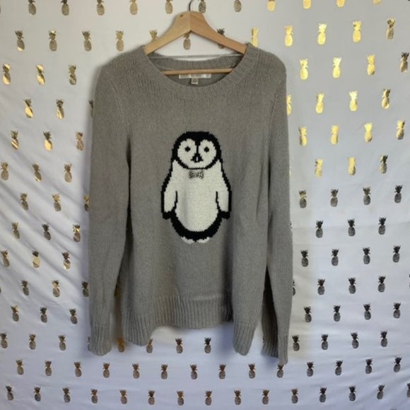 LC Lauren Conrad Sweaters - LC Lauren Conrad XL Penguin Sweater